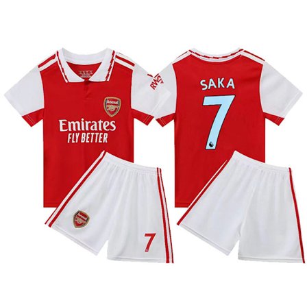 Barn fotboll kit pojkar flickor fotbollströja lag kit