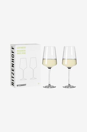 Ritzenhoff - Hvitvinsglass Lichtweiss 2-pk - Transparent - Vinglass - Fra Homeroom