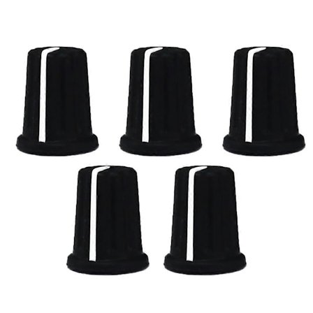 EQ Drejeknap Udskiftning Equalizer Potentiometer Fader Knapper Trykstangshætte, Knaphætte