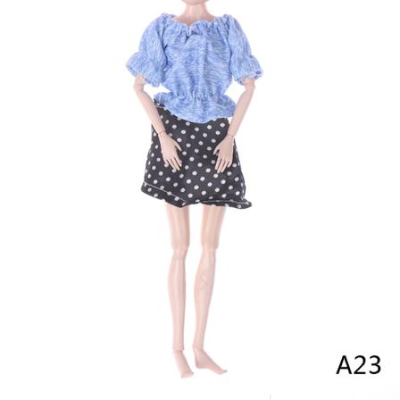 30 Cm Dockkläder Handgjorda Modedräkter Outfit Daily Casual Wea
