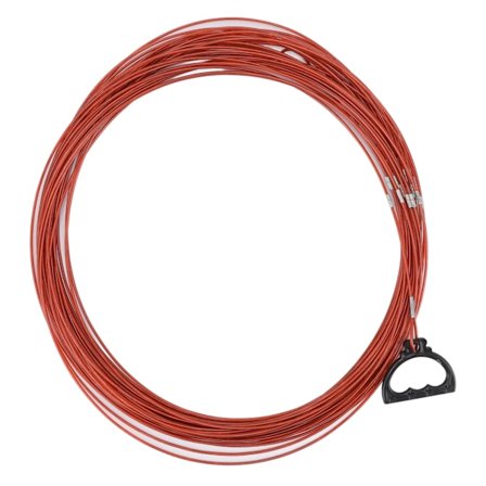 Plastbelagt stålwire 50m 164ft Byggeplass Slepering Jernbane Landbruk