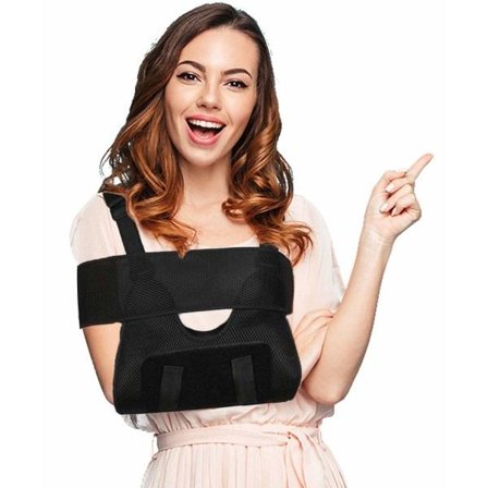 IC Medical Arm Sling, Arm Immobilizer Sling, Komfort, Bästa Fullt Justerbar Rotator Cuff och Armbågsstöd för Bruten och Frakturerad Arm (Vuxen)