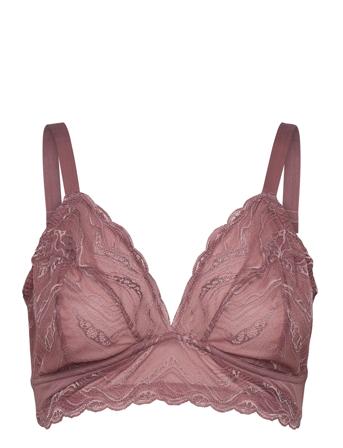 Unlined Triangle Lingerie Bras & Tops Soft Bras Non Wired Bras Pink Calvin Klein