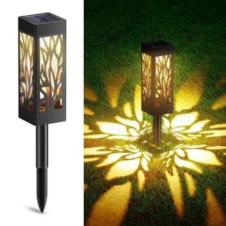 8-pak Solcellelygte til Haven – Udendørs Solcellelampe_qq