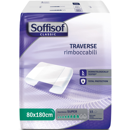 Soffisof Classic Traversa Per Incontinenza Super 80x180cm 15