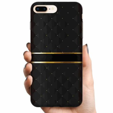 Apple Iphone 7 Plus Tpu Mobilskal Golden Stripes