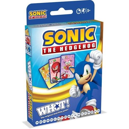 Wow! Sonic the Hedgehog - Kortspel - VINNANDE RÖTTER - Kortspel i Sonic-färger för hela familjen.