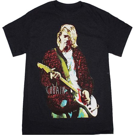 Kurt Cobain Photo Nirvana T-shirt