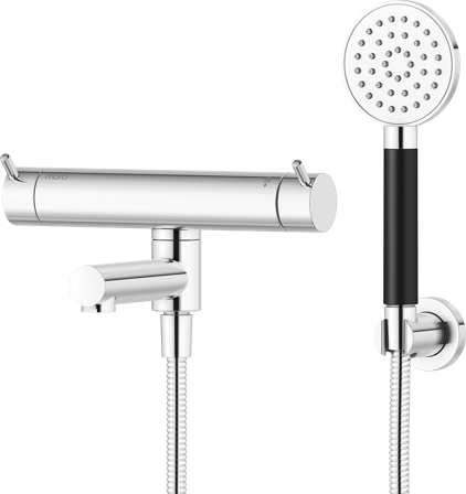 Mora INXX II Badkarsblandare 150 c/c, med handdusch, Badrum