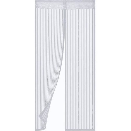 Fluenetdør Hvid Blonder Magnetisk Insektgardin