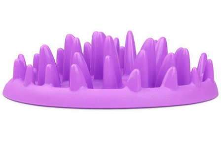 Slow Feeder til Katt, Lilla - 27x23x8cm