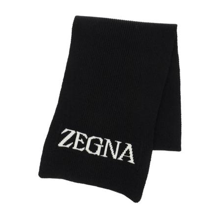 Z Zegna, Winter Scarves Zwart, Heren, Maat:ONE Size