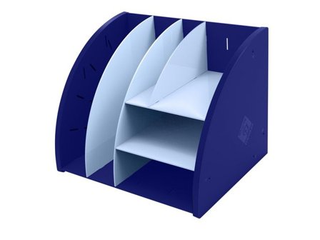 Exacompta Prylställ BeeBlue 6 fack blå - Lyreco - Kontorsmaterial > Till skrivbordet > Penn och Prylställ