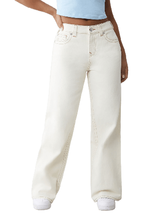 True Religion Bobbi Baggy Jeans Dam Vit 26