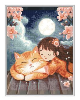 Diamond painting Unter dem Zauber des Mondscheins - Art City