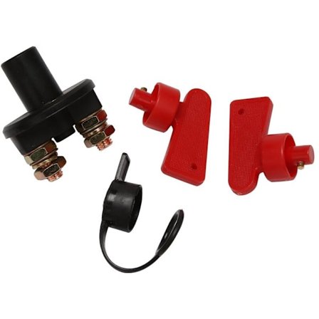 Batteriisolator Avstängningsbrytare för Bil Båt Husbil Fordon Med 2 Nycklar (Typ I 1 st)