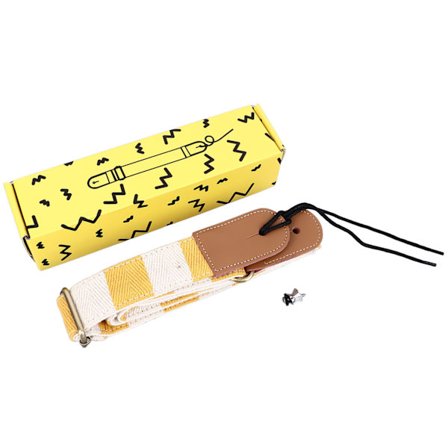 Ukulele Rem Forstærket til Skulder Bomuldternet Justerbar Længde Strengeinstrument Tilbehør Orange