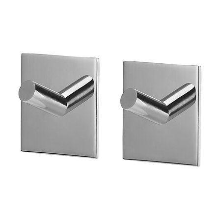 TIGER KROK SQUARE, 2 STK BLANKPOLERTE KROKER I RUSTFRITT STÅL. MON