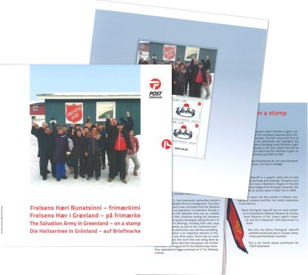 Grønland - Frelsens Hær - Souvenirmappe