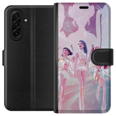 Yhteensopiva Lompakkokotelo Samsung Galaxy A17 5G K-Pop Demon Hunters hopeinen kolmikko idol anime kpop futuristinen lavastussuunnittelu