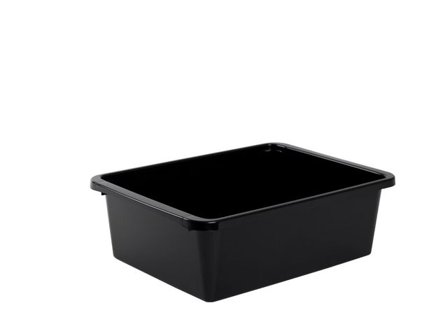 NORDISKA PLAST Förvaringsbox Store It 10L, svart - Lyreco - Skolmöbler och inredning - Förvaringsmöbler - Backar, boxar och korgar