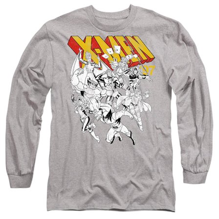 Marvel Unisex Vuxen X-Men Retro Team T-Shirt L Sport Heather