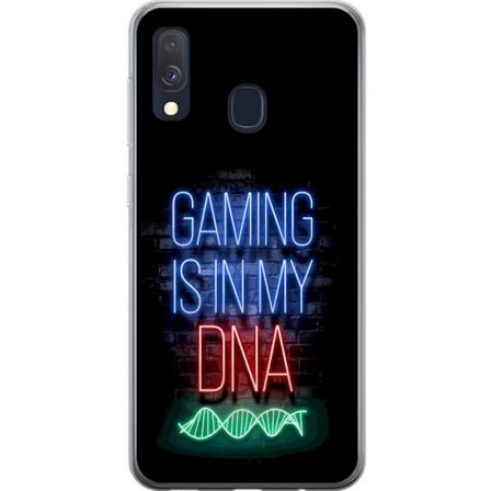 Yhteensopiva Puhelinkuori Samsung Galaxy A40 Viktor Gyökeresin muotokuva vihreässä paidassa, jossa on leijonamotiivi ja intensiivinen vihreä tunnelma