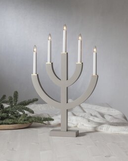 Star Trading Kynttelikkö Anno Harmaa