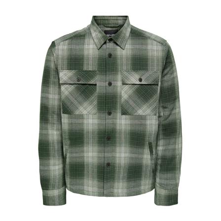Only & Sons Casual Shirts , Groen , Heren , Maat: M