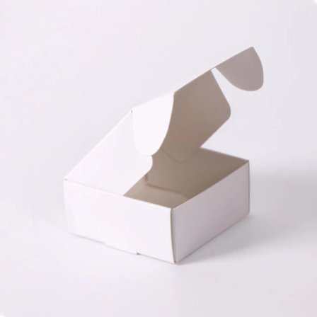 50 stk. hvide gaveæsker, retro firkantede papirkassebeholdere, fo