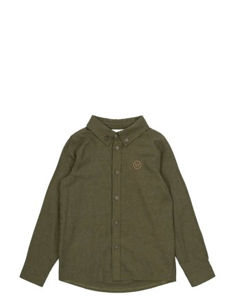 Tnmick L_S Shirt Khaki The New