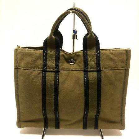 Hermès Vintage Tote Bags Grøn, Dame Vintage Tasker, Størrelse: ONE Size