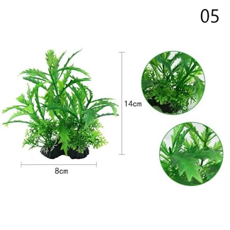 13 sorters artificiell akvariedekor s vatten ogräs prydnad Aquat