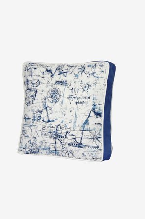 Wallity - Sittdyna 42 x 42 cm - Blå - Sittdynor - Från Homeroom