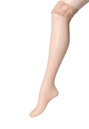 Å WOMAN Stay ups 15 den Strumpbyxor Beige L