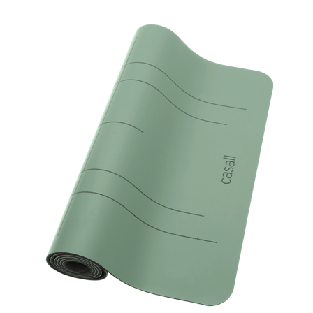 Casall Sports Prod Yoga mat Grip & Cushion III 5mm, Soft Teal