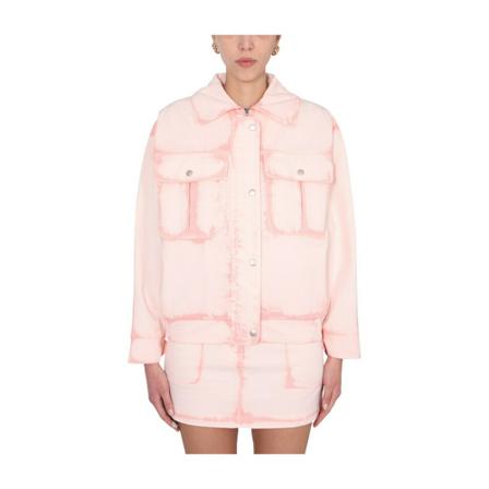 Alberta Ferretti, Bomber Jacket Roze, Dames, Maat:S