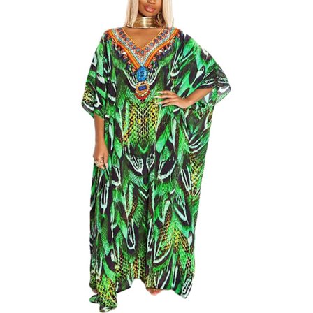 Strandkaftan kjole cover-up til kvinder