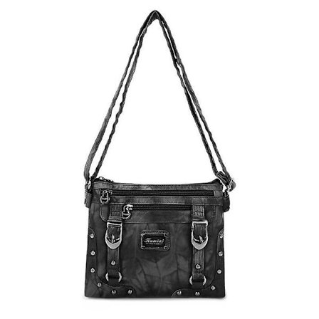 Angle Kiss KL15962-4 Snygg PU-läder Tie-dye Enkelsidig axelväska Dam Casual Dragkedja Bärväska