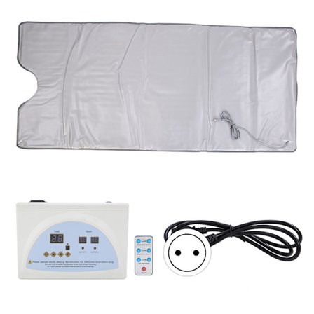 220V Fjern Infrarød Sauna Varmeteppe Kroppsforming Slanking Fitness Maskin EU Plugg