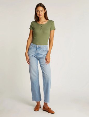 Tommy Jeans Layla Hr Slim Straight Ch0115 - Blue - 24 x 32