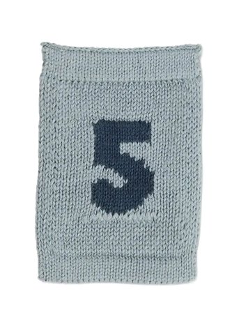 Smallstuff Knitted Flag, 5, Blue - Blue - ONE SIZE