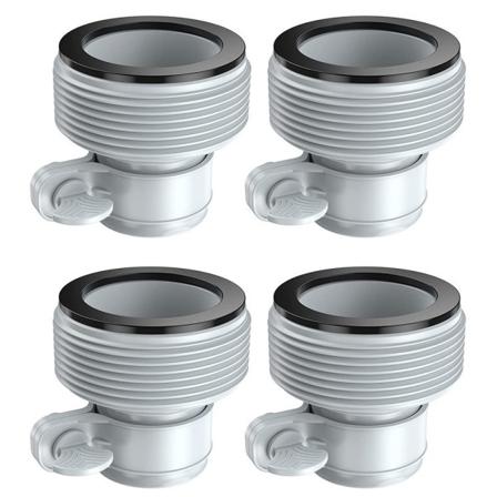 8 st. Filterpumpar Slangadaptrar Slangkonverteringsadaptrar 1,25 tum till 1,5 tums slangadaptersatser