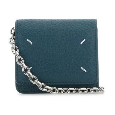 Maison Margiela Wallets Cardholders Blå, Dame Punge og Kortholder, Størrelse: ONE Size