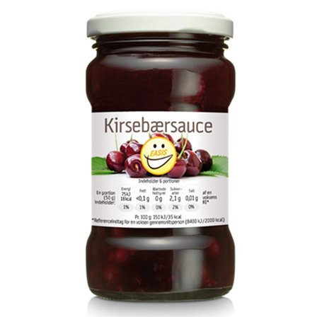 EASIS Kirsebærsauce 300 g, Helse & Madvarer, Madvarer, Konserves