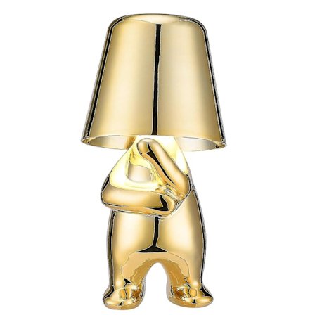 Studentbordlampa Liten Gyllene Kreativ Dekoration Touch