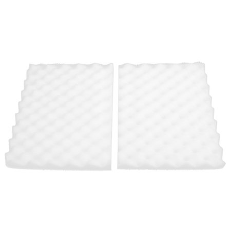 2 stk Fondantformningsdyna DIY Bølgeformet Fondant Blommetørring Modelleringssvampmåtte Værktøj Hvid