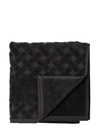 Laurie Håndklæde Home Textiles Bathroom Textiles Towels & Bath Towels Sort Lene Bjerre
