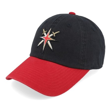 American Needle - NHL - Black - unconstructed - Cap - Vegas Golden Knights Blue Line Black/Red Dad Cap - Hatstore