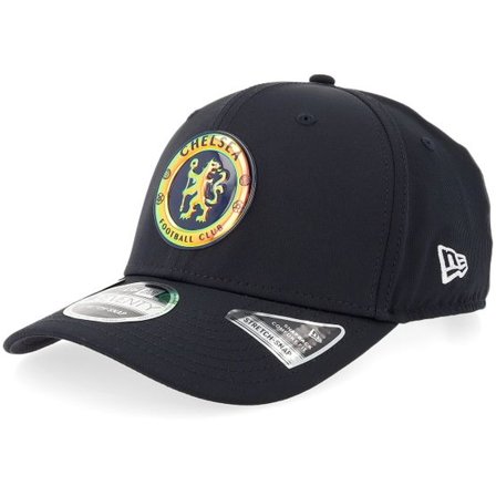 New Era - Football Svart adjustable Keps - Chelsea Iridescent 9SEVENTY Navy Adjustable @ Hatstore